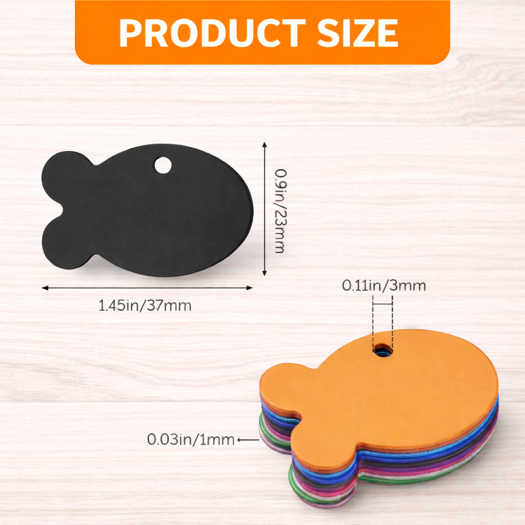Black and orange product with dimensions labeled on a white background